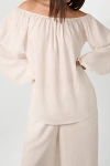 Weworewhat Off The Shoulder Top In White