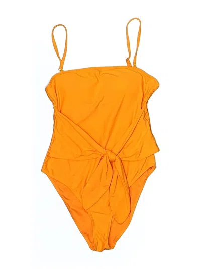 Pre-owned Weworewhat One Piece Swimsuit In Orange