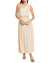 Weworewhat One-shoulder Maxi Dress In Beige