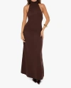 WEWOREWHAT WEWOREWHAT OPEN BACK HALTER MAXI DRESS