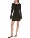 Weworewhat Open Back Mini Dress In Black