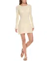 Weworewhat Open Back Mini Dress In Brown