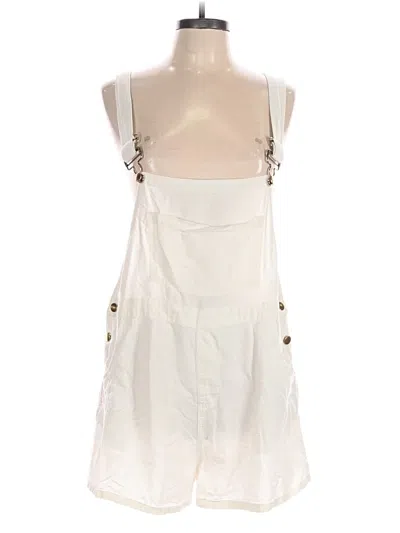 Pre-owned Weworewhat Overall Shorts In White