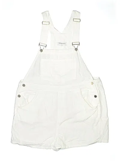 Pre-owned Weworewhat Overall Shorts In White