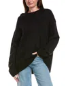 Weworewhat Oversized Crewneck Sweater In Black