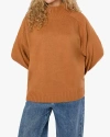 Weworewhat Oversized Funnel Neck Sweater In Camel In Camel