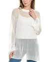 Weworewhat Oversized Knit Sweater In White