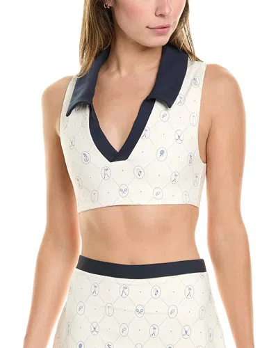 Weworewhat Polo Bra In White
