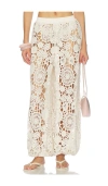 Weworewhat Pull On Balloon Pant In White