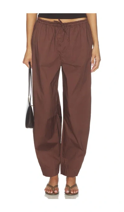 Weworewhat Pull On Balloon Pants In Brown