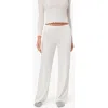 Weworewhat Pull-on Pointelle Pajama Pants In White In White