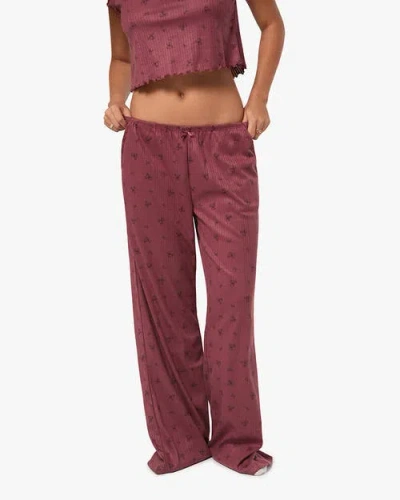 Weworewhat Pull-on Pants In Rouge/dk Navy