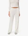 Weworewhat Pull-on Pointelle Pajama Pants In White In White