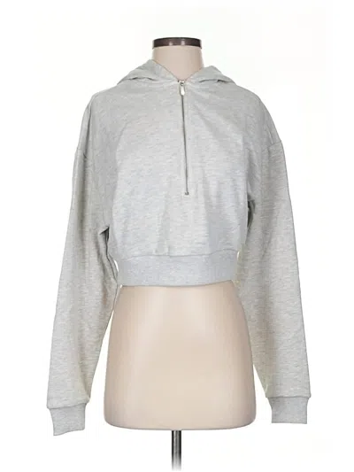Pre-owned Weworewhat Pullover Hoodie In Silver