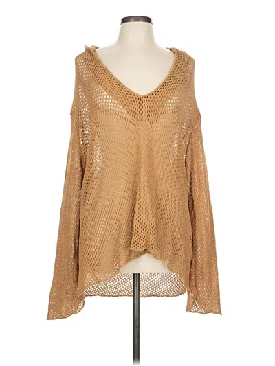 Pre-owned Weworewhat Pullover Sweater In Brown