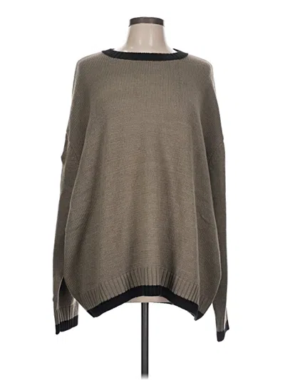 Pre-owned Weworewhat Pullover Sweater In Brown