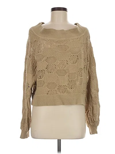 Pre-owned Weworewhat Pullover Sweater In Tan
