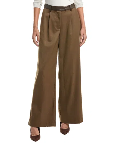Weworewhat Relaxed Trouser In Brown