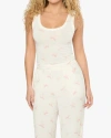 Weworewhat Ribbons Scoop Sleep Tank In White