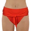 Weworewhat Riviera Bottom Womens Solid Nylon Swim Bottom Separates In Orange