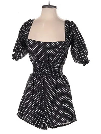 Pre-owned Weworewhat Romper In Black