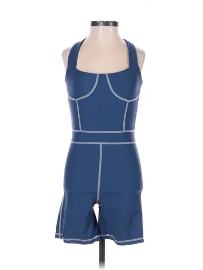 Pre-owned Weworewhat Romper In Blue