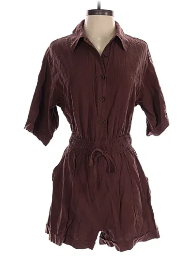 Pre-owned Weworewhat Romper In Brown