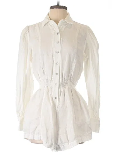 Pre-owned Weworewhat Romper In Ivory