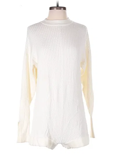 Pre-owned Weworewhat Romper In Ivory