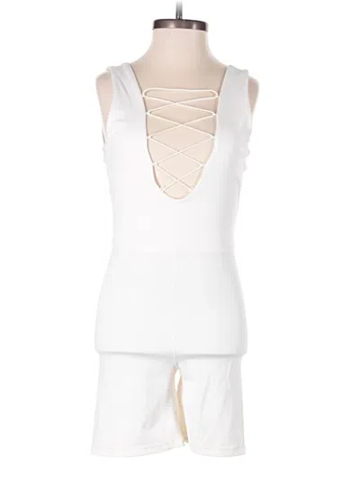 Pre-owned Weworewhat Romper In White