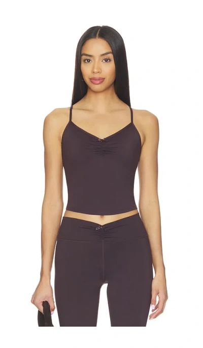 Weworewhat Ruched Cami In Brown