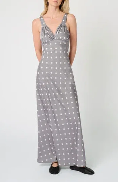 Weworewhat Ruched Cup Slip Maxi Dress