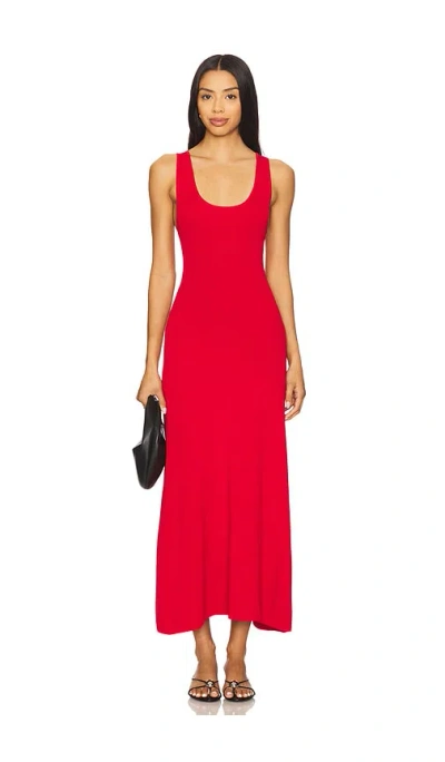 Weworewhat Ruched Strap Midi Dress