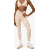 Weworewhat Ruched V-legging In Ballet Slipper