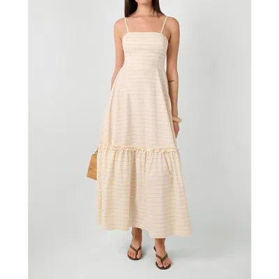 Weworewhat Ruffle Flare Midi Dress