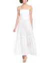Weworewhat Sleeveless Ruffle A-line Midi Dress