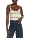 Weworewhat Scoop Cami Bodysuit In Cream In White