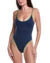 Weworewhat Scoop Cami One Piece Swimsuit In Blue