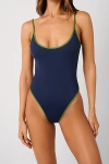 Weworewhat Scoop Cami One Piece Swimsuit In Blue