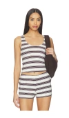 Weworewhat Scoop Fitted Tank In Multi