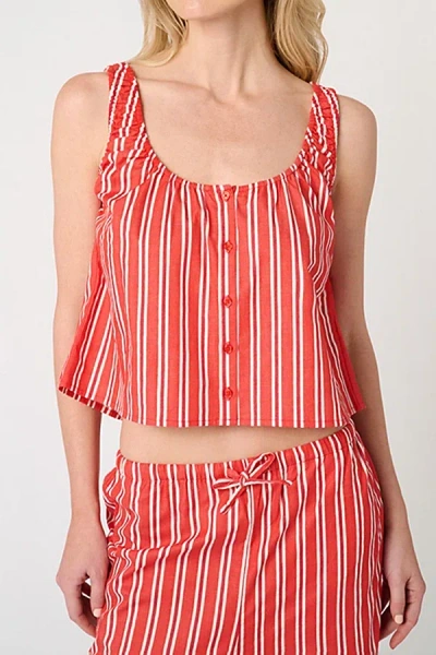 WEWOREWHAT SCOOP NECK CAMI TOP IN VIBRNT RED MLTI, WOMEN'S AT URBAN OUTFITTERS