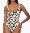 Weworewhat Scoop One Piece In Tiger In Multi