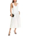 Weworewhat Scoop Tank Midi Dress In White