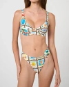 Weworewhat Scoop Underwire Top In Off White Mlti