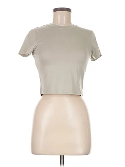 Pre-owned Weworewhat Short Sleeve T-shirt In Brown