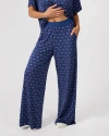 Weworewhat Sleep Wide Leg Pant In Blue