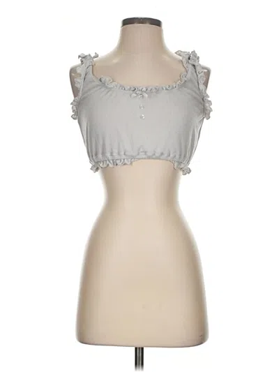 Pre-owned Weworewhat Sleeveless Blouse In Gray