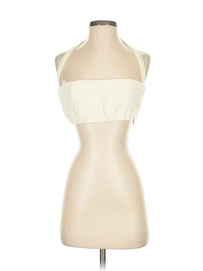 Pre-owned Weworewhat Sleeveless Blouse In Ivory