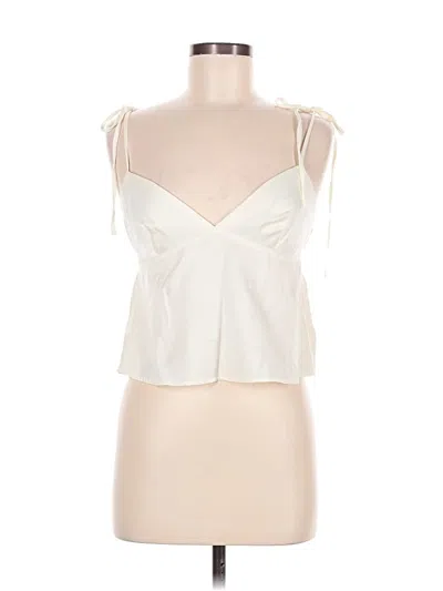 Pre-owned Weworewhat Sleeveless Blouse In Ivory
