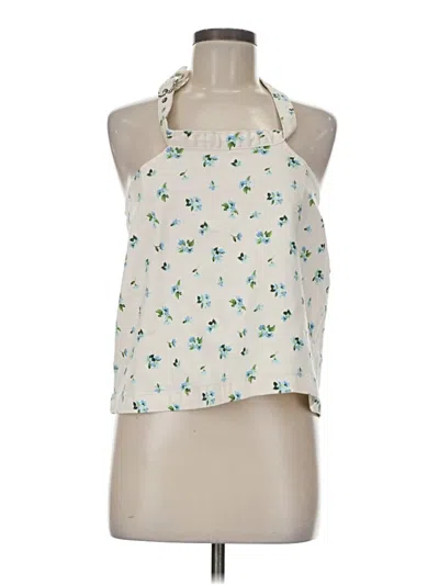 Pre-owned Weworewhat Sleeveless Blouse In White